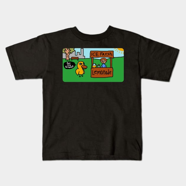 Got any grapes Kids T-Shirt by veanicc